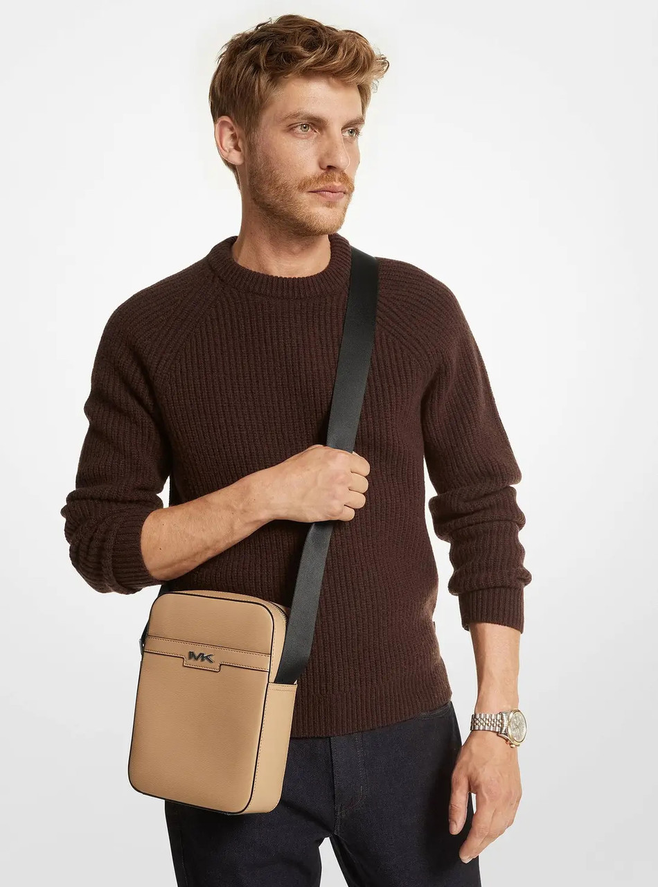 Чоловіча сумка Michael Kors через плече 1159792823 (Бежевий, One size)