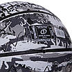 М'яч баскетбольний гумовий No7 SPALDING 84375Y GRAFFITI білий-чорний, фото 6