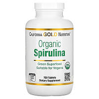 Органическая спирулина California GOLD Nutrition "Organic Spirulina" 500 мг (720 таблеток)