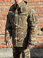 Бушлат мультикам ріпстоп v2. Куртка зимова тактична камуфляж. Бушлат військовий мультикам