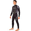 Гідрокостюм Мокрого типу LEGEND PL-6539-3 розмір XS-XXL 3 мм чорний-сірий, фото 3