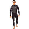 Гідрокостюм мокрого типу LEGEND PL-6539-5 розмір XS-XXL 5 мм чорний-сірий, фото 3