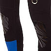 Гідрокостюм мокрого типу LEGEND PL-6535 розмір XS-XXL 3 мм чорний синій-сірий, фото 7