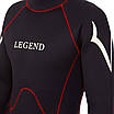 Гідрокостюм мокрого типу LEGEND PL-6511-1 розмір XS-XXL 3 мм чорний-червоний, фото 4