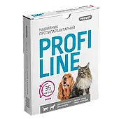 Нашийник ProVET ProfiLine для кішок і собак 35 см, фуксія (іксектоакарицид)