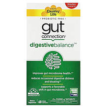 Травні ферменти Country Life, Gut Connection "Digestive Balance" (60 капсул)