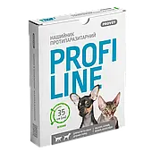 Нашийник ProVET ProfiLine для кішок і собак 35 см, зелений (іксектоакарицид)