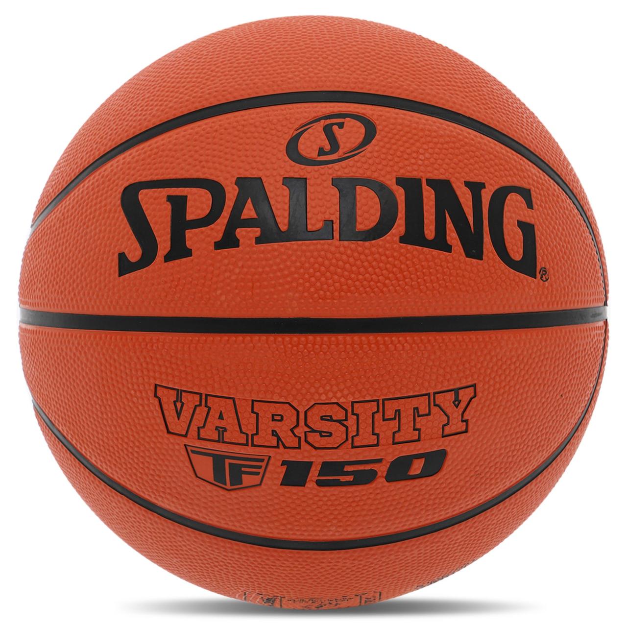 М'яч баскетбольний гумовий SPALDING TF-150 VARSITY 84421185 No5 жовтогарячий