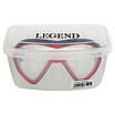 Маска для плавання в пластиковому боксі LEGEND M148-SIL кольору в асортименті, фото 9