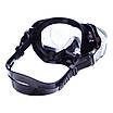 Маска для плавання Zelart M307-SIL чорний, фото 3