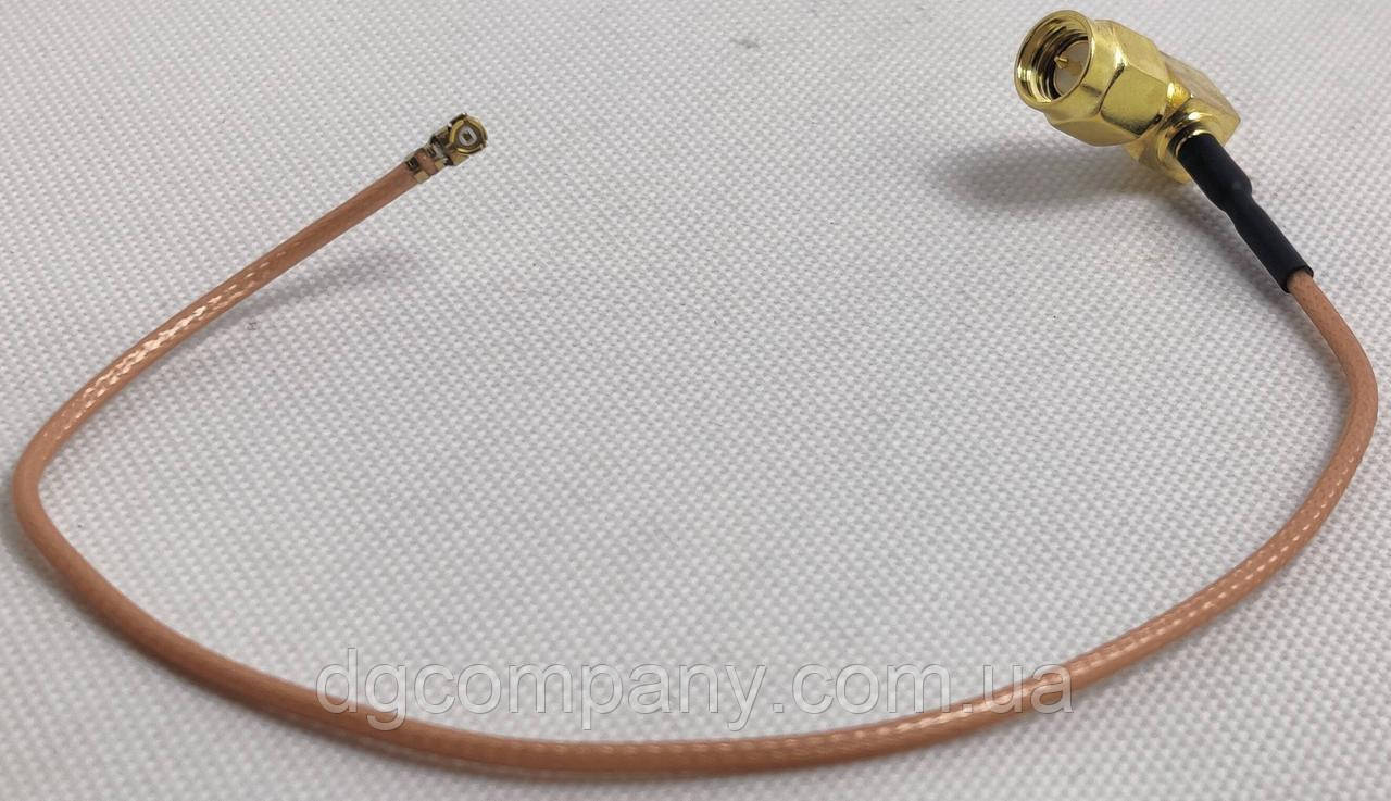 Пігтейл кутовий SMA male-IPX, 20см, фото 1