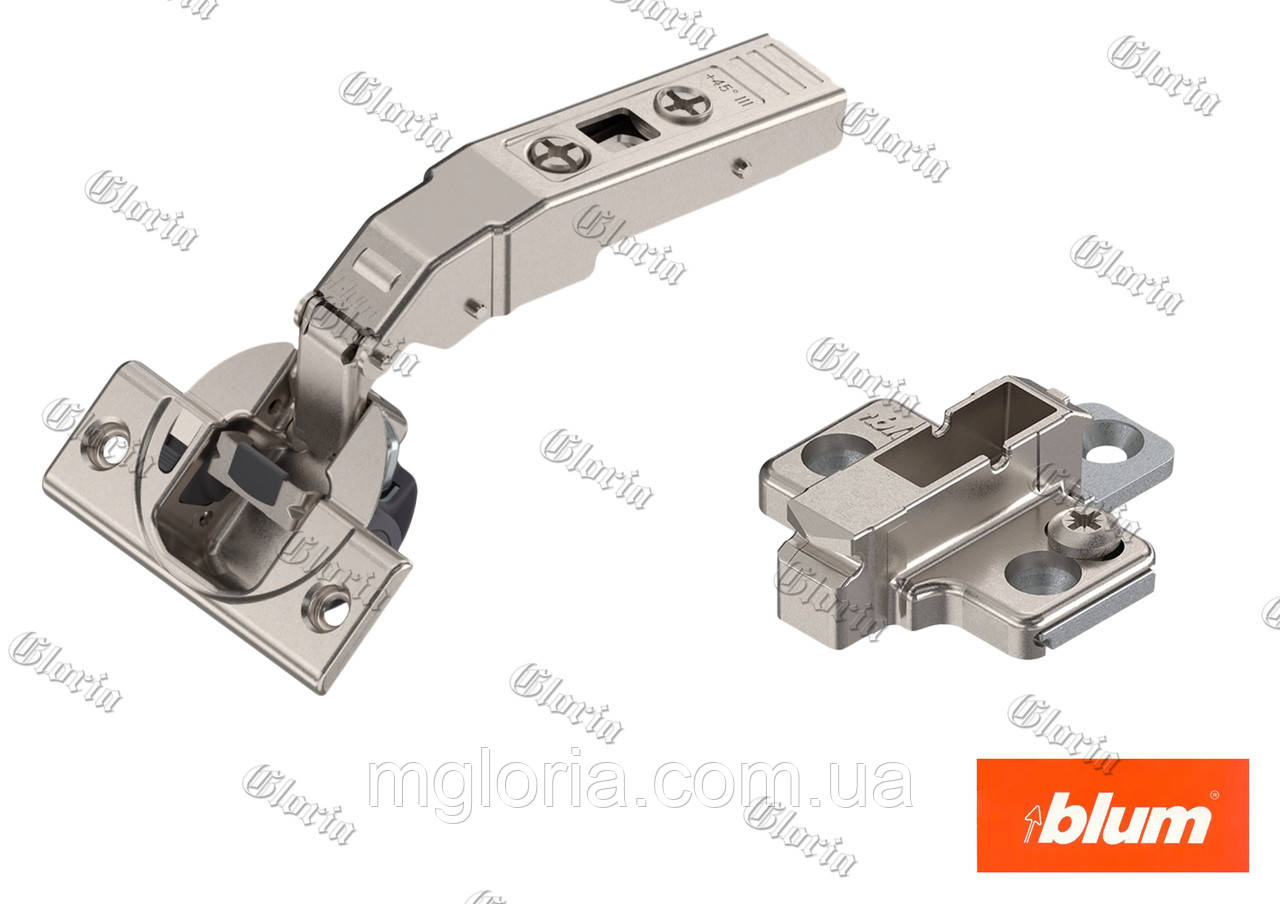 Завіса Blum Clip-Top 45° III з дотягувачем 79В9458