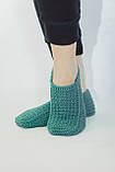 Жіночі в'язані домашні Тапочки "Полин" 37-38 р, фото 4