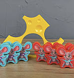 Дитяча гра настільна Вправні мишенята, 3+, 1-4 гравці, гра 3в1, балансир, вивчення цифр, вежа, Fun Game, уп 19*6*24см (87231), фото 6