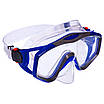 Маска для плавання Zelart M153-SIL чорний-синій, фото 2