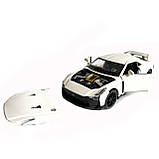 Іграшкова машинка металева Nissan GT-R 50, нісаан, білий, звук, світло, інерція, откр двері, багажник, капот, Автоексперт, 1:32,, фото 5