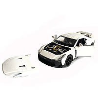Іграшкова машинка металева Nissan GT-R 50, нісаан, білий, звук, світло, інерція, откр двері, багажник, капот, Автоексперт, 1:32,, фото 5