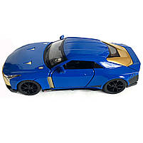 Іграшкова машинка металева Nissan GT-R 50, нісаан, синій, звук, світло, інерція, откр двері, багажник, капот, Автоексперт, 1:32,, фото 5