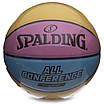 М'яч баскетбольний SPALDING 76896Y ALL CONFERENCE No7 жовтий-блакитний, фото 7