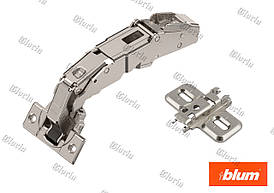 Завіса 155° Blum Clip-Top без пружини напівнакладна 70T7650