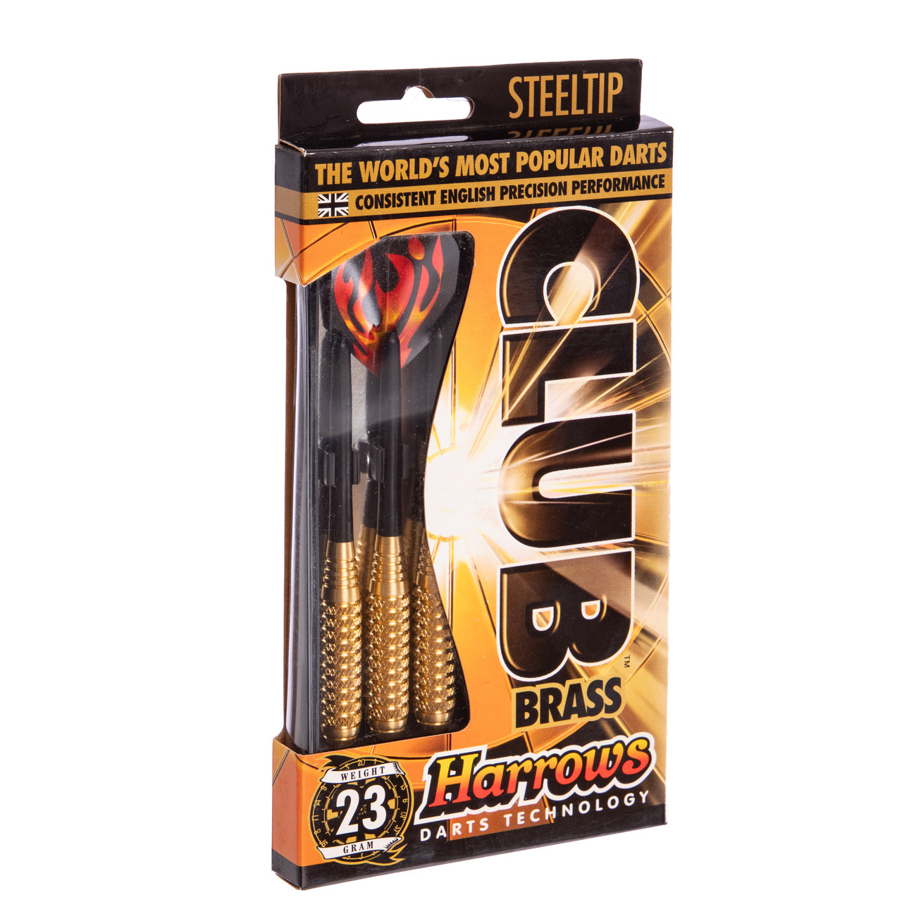 Дротики для гри в дартс Harrows CLUB BRASS HARROWS D105-23 23 г 3 шт., фото 1