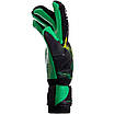 Рукавиці воротарські SOCCERMAX GK-010 розмір 8-10 чорний-жовтий-салатовий, фото 4