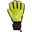 Рукавиці воротарські SOCCERMAX GK-007 розмір 8-10 чорний-жовтий, фото 3