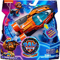 Щенячий Патруль Мегакіно 2023: Катер та фігурка Зуми. Paw Patrol Zuma Mighty Movie Hovercraft. Світло, звук