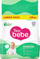 Стиральный порошок Teo Bebe Gentle & Clean Aloe 3.45 кг (3800024048470)