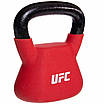 Гиря сталева з вініловим покриттям UFC UHA-69693 вага 6 кг червоний, фото 3