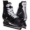Ковзани хокейні Zelart Z-0887 розмір 37-46 чорний-білий, фото 2