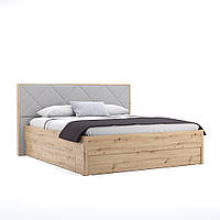 Ліжко Реймонд 1.6 с м якою спинкою та шухлядами.