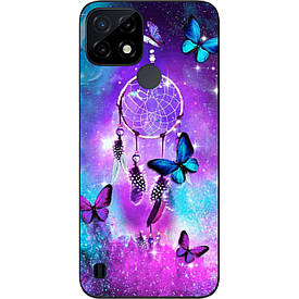 Чохол силіконовий Case для Realme C21 з картинкою Метелики та оберег