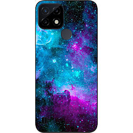 Чохол силіконовий Case для Realme C21 з картинкою Космос