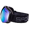 Окуляри гірськолижні SPOSUNE HX037 оправа — чорний колір лінз золотий дзеркальний, фото 5