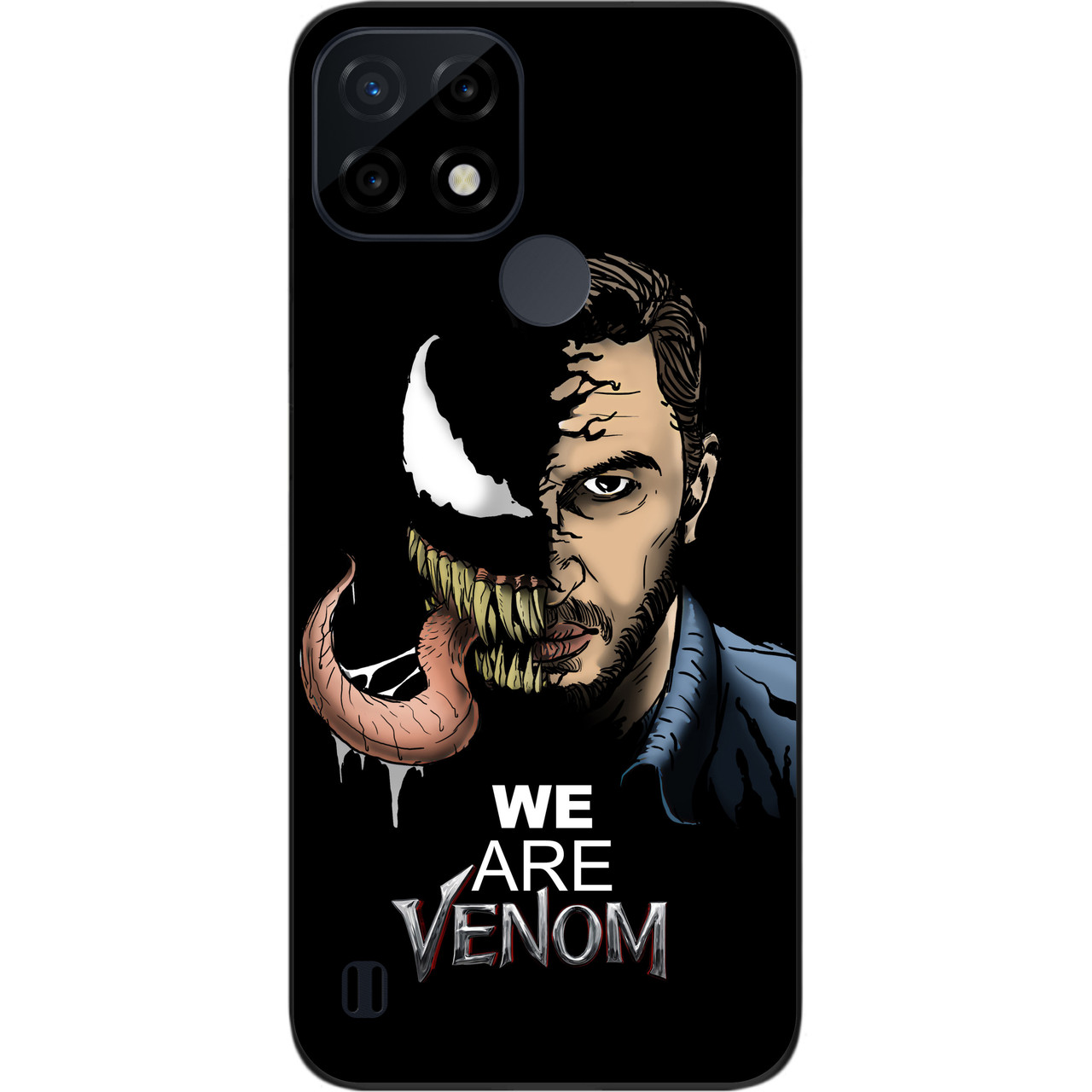 Силіконовий чохол Case для Realme C21 з картинкою Ми є Веном
