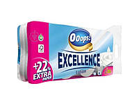Туалетная бумага 8шт 3 слойная Excellence Lotion150ведр ТМ Ooops! BP