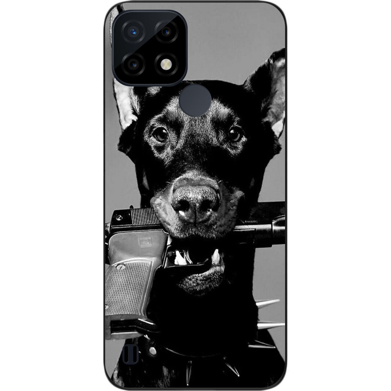 Силіконовий бампер Case для Realme C21 із зображенням Пес
