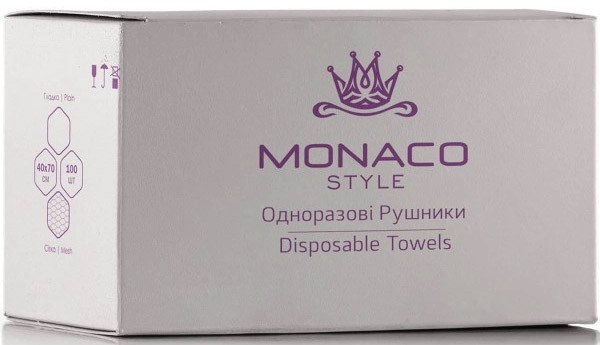 Рушник 40*70 Monaco Style сітка 100 шт.