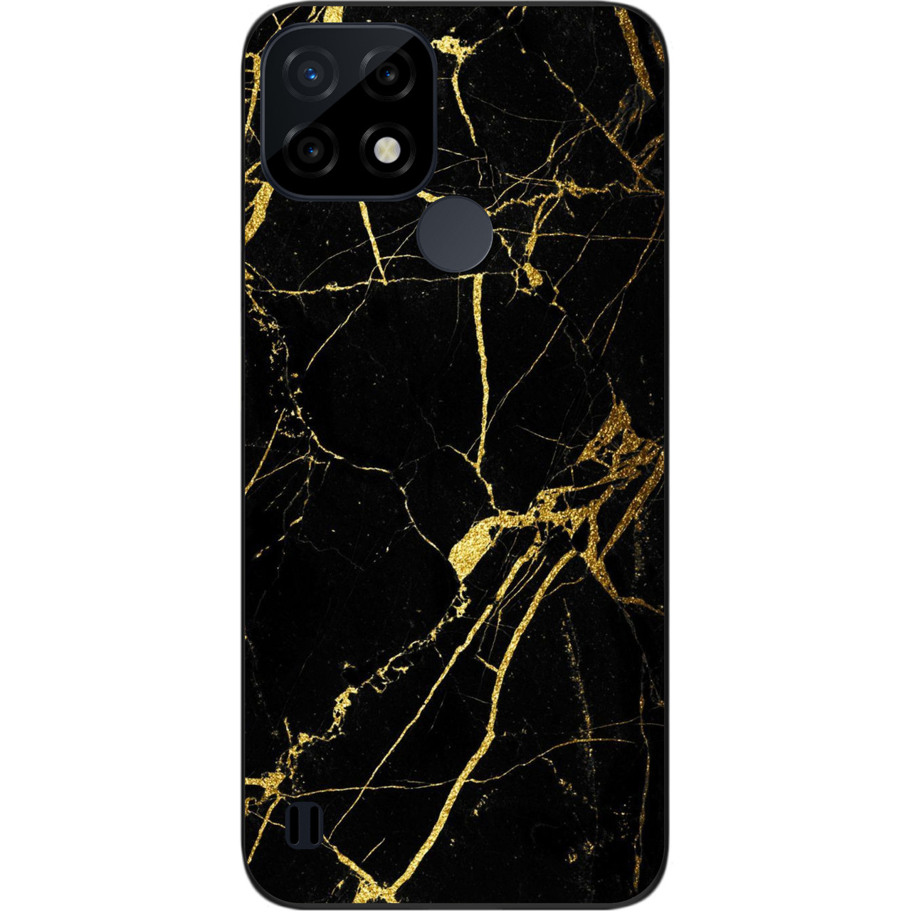 Оригінальний силіконовий чохол Case для Realme C21 з картинкою Мармур