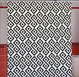 Штора для ванної тканинна Міранда Antep 180 х 200 см чорно-біла, фото 2