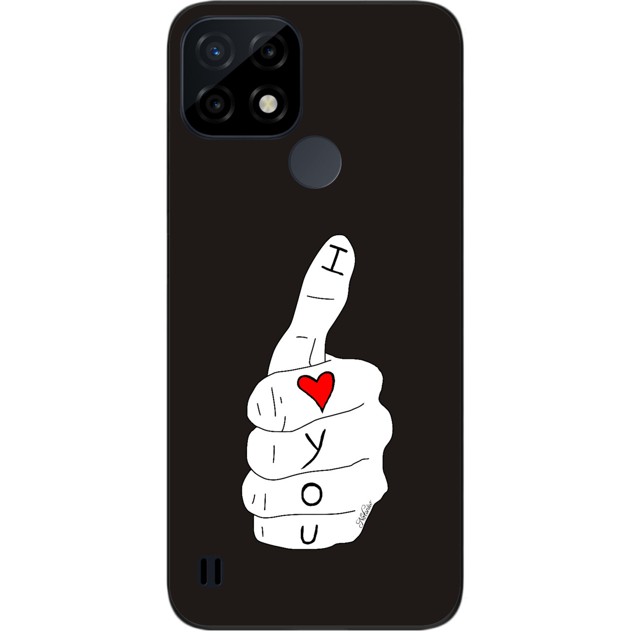 Оригінальний бампер Case для Realme C21 з картинкою Like