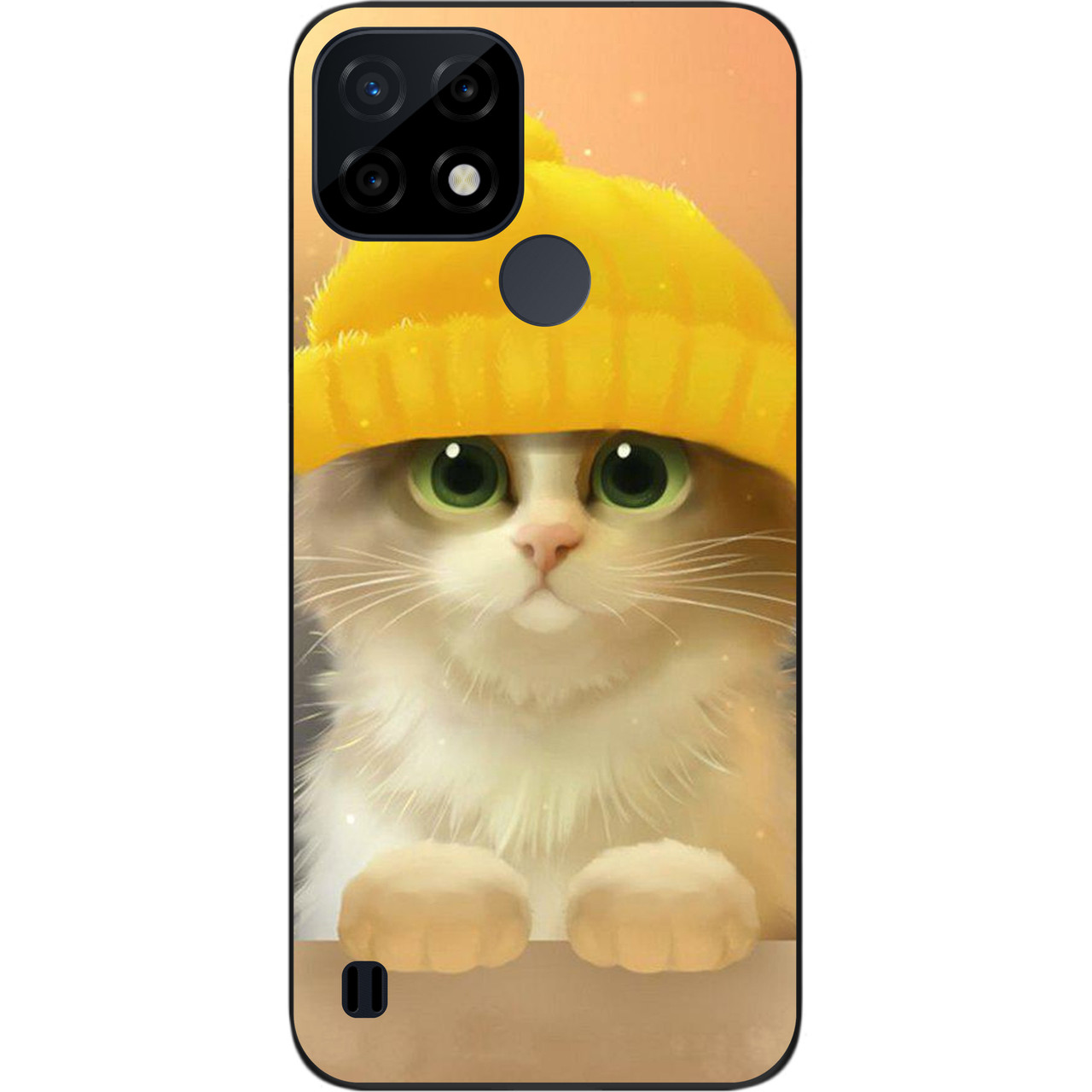 Оригінальний бампер Case для Realme C21 з картинкою Кошеня