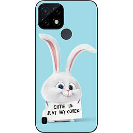 Оригінальний бампер Case для Realme C21 з картинкою Зайчик