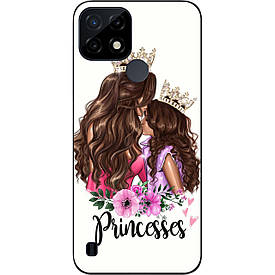 Оригінальний чохол Case для Realme C21 з картинкою Принцеси