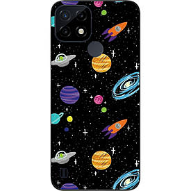 Оригінальний чохол Case для Realme C21 з картинкою Яскраві планети