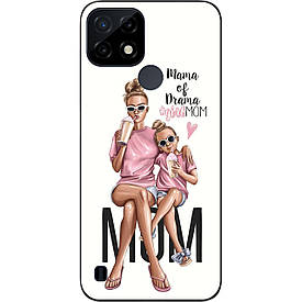 Оригінальний чохол Case для Realme C21 з картинкою Мама з доньки