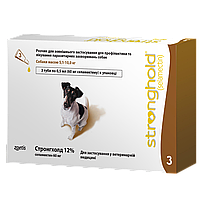 Stronghold- Стронхолд 12% для собак 5,1-10 кг 0,5мл х 3 пипетки