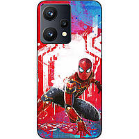 Силиконовый чехол Case для Realme 9 Pro Plus с картинкой Spider-Man