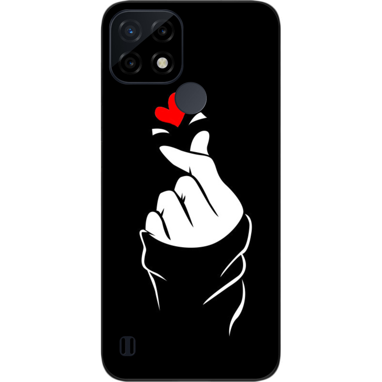 Чохол силіконовий Case для Realme C21 з картинкою Рука